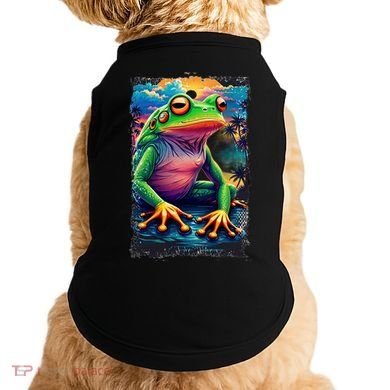 Watercolor Frog Doggie Tank