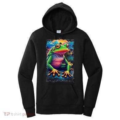 Watercolor Frog Women's Hoodie