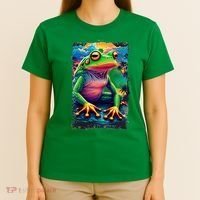 Watercolor Frog T-Shirt thumb 4