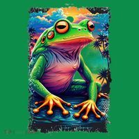 Watercolor Frog T-Shirt thumb 7