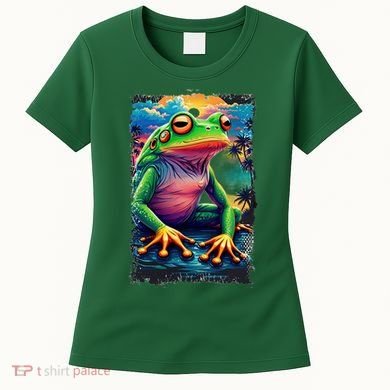 Watercolor Frog Women's T-Shirt