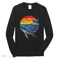 Whale Family Whale Lover Whales Aquarist Marine Biologist Long Sleeve Shirt thumb 0