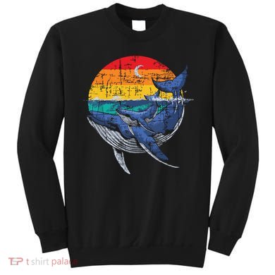 Whale Family Whale Lover Whales Aquarist Marine Biologist Sweatshirt