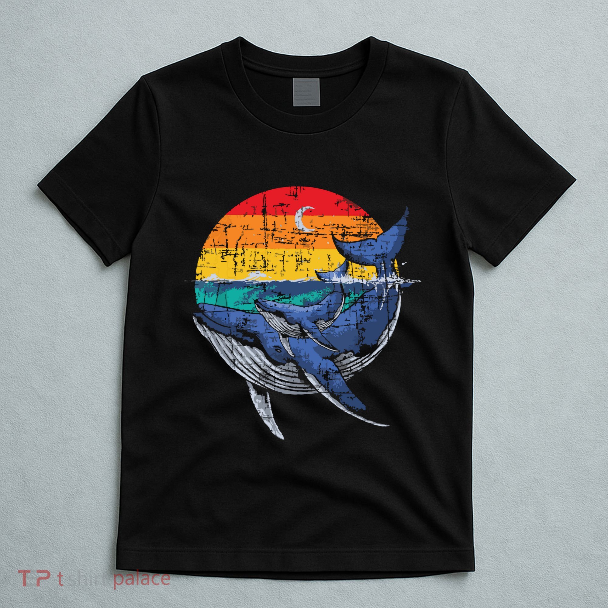Whale Family Whale Lover Whales Aquarist Marine Biologist T-Shirt