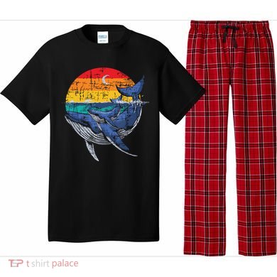 Whale Family Whale Lover Whales Aquarist Marine Biologist Pajama Set