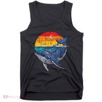 Whale Family Whale Lover Whales Aquarist Marine Biologist Tank Top thumb 0