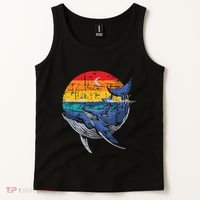Whale Family Whale Lover Whales Aquarist Marine Biologist Tank Top thumb 2