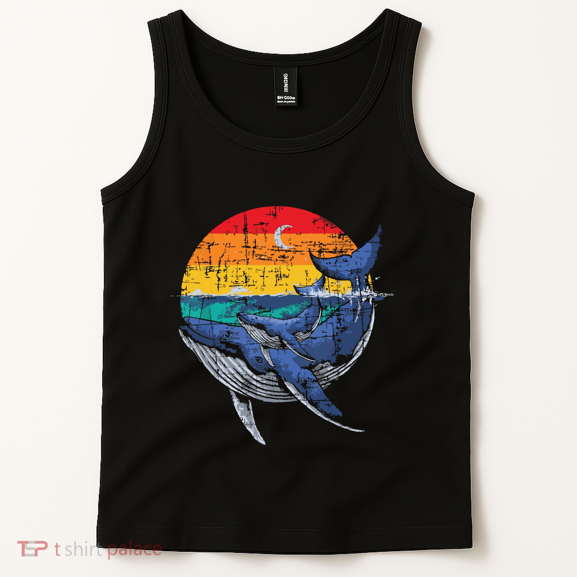 Whale Family Whale Lover Whales Aquarist Marine Biologist Tank Top