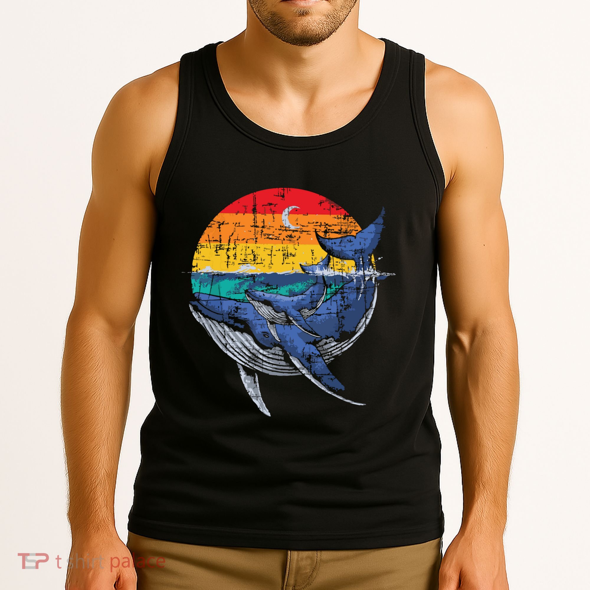 Whale Family Whale Lover Whales Aquarist Marine Biologist Tank Top