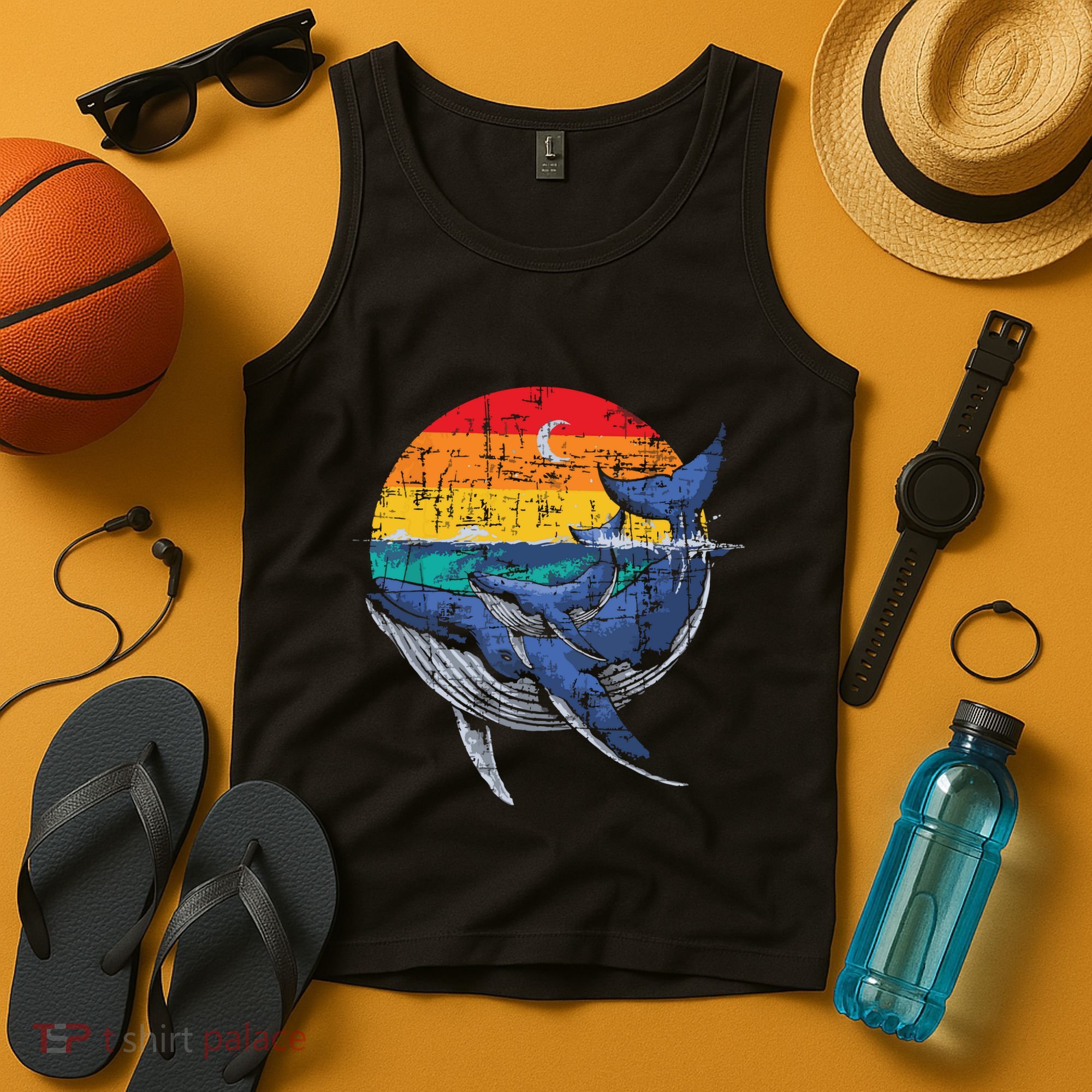 Whale Family Whale Lover Whales Aquarist Marine Biologist Tank Top