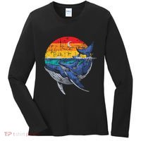 Whale Family Whale Lover Whales Aquarist Marine Biologist Women's Long Sleeve Shirt thumb 0