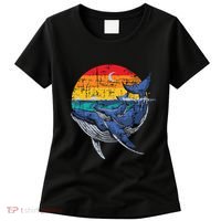 Whale Family Whale Lover Whales Aquarist Marine Biologist Women's T-Shirt thumb 0