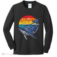 Whale Family Whale Lover Whales Aquarist Marine Biologist Kids Long Sleeve Shirt thumb 0