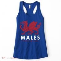 Wales Flag Welsh Dragon Baner Cymru Am Byth Welsh Gift Women's Tank Top thumb 0