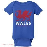 Wales Flag Welsh Dragon Baner Cymru Am Byth Welsh Gift Baby Bodysuit thumb 0