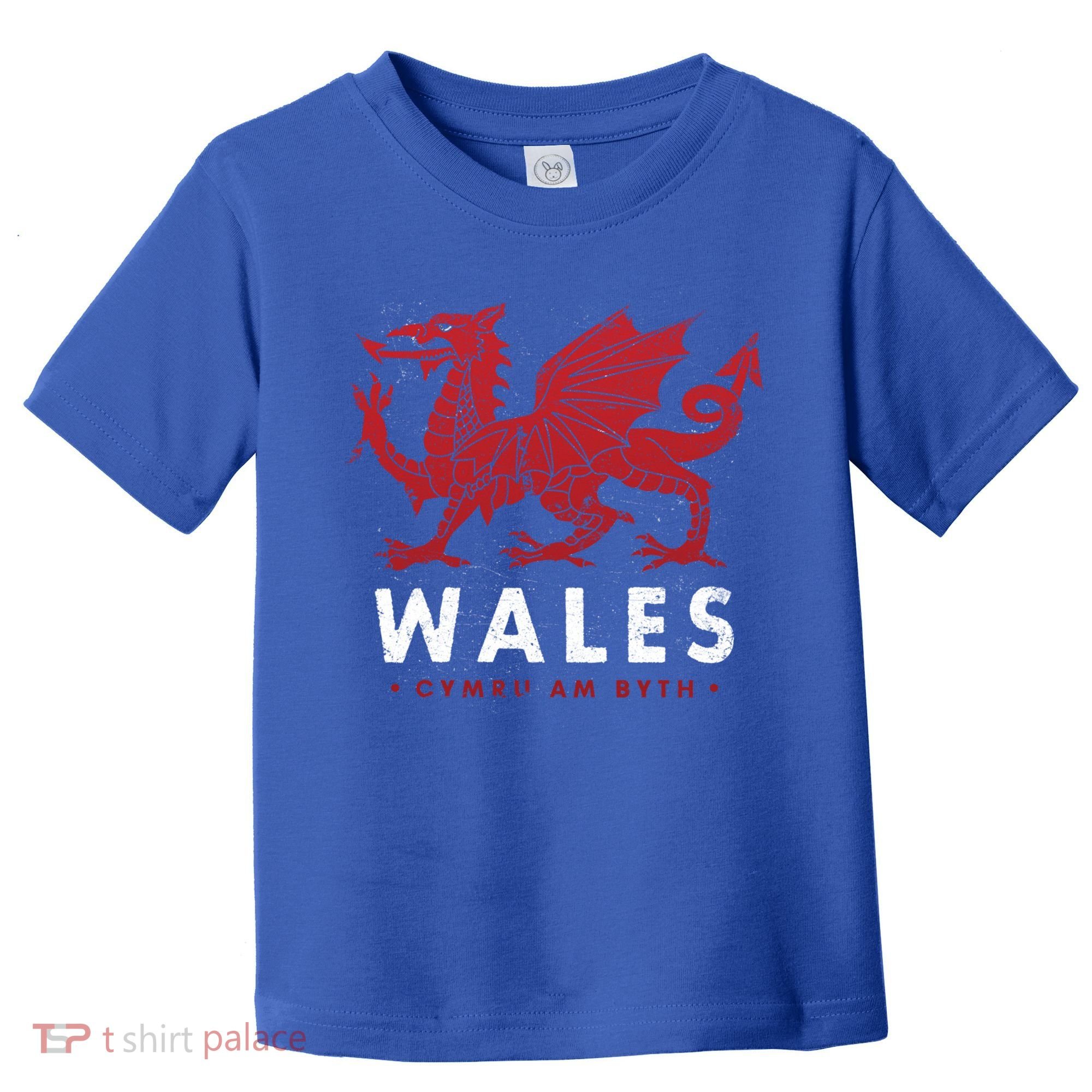 Wales Flag Welsh Dragon Baner Cymru Am Byth Welsh Gift Toddler T-Shirt