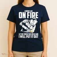 Welder Funny Welding Saying Graphic For T-Shirt thumb 4