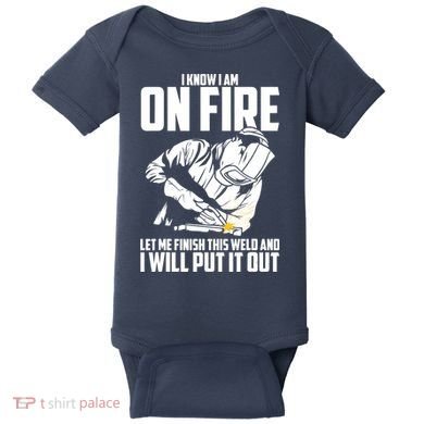Welder Funny Welding Saying Graphic For Baby Bodysuit