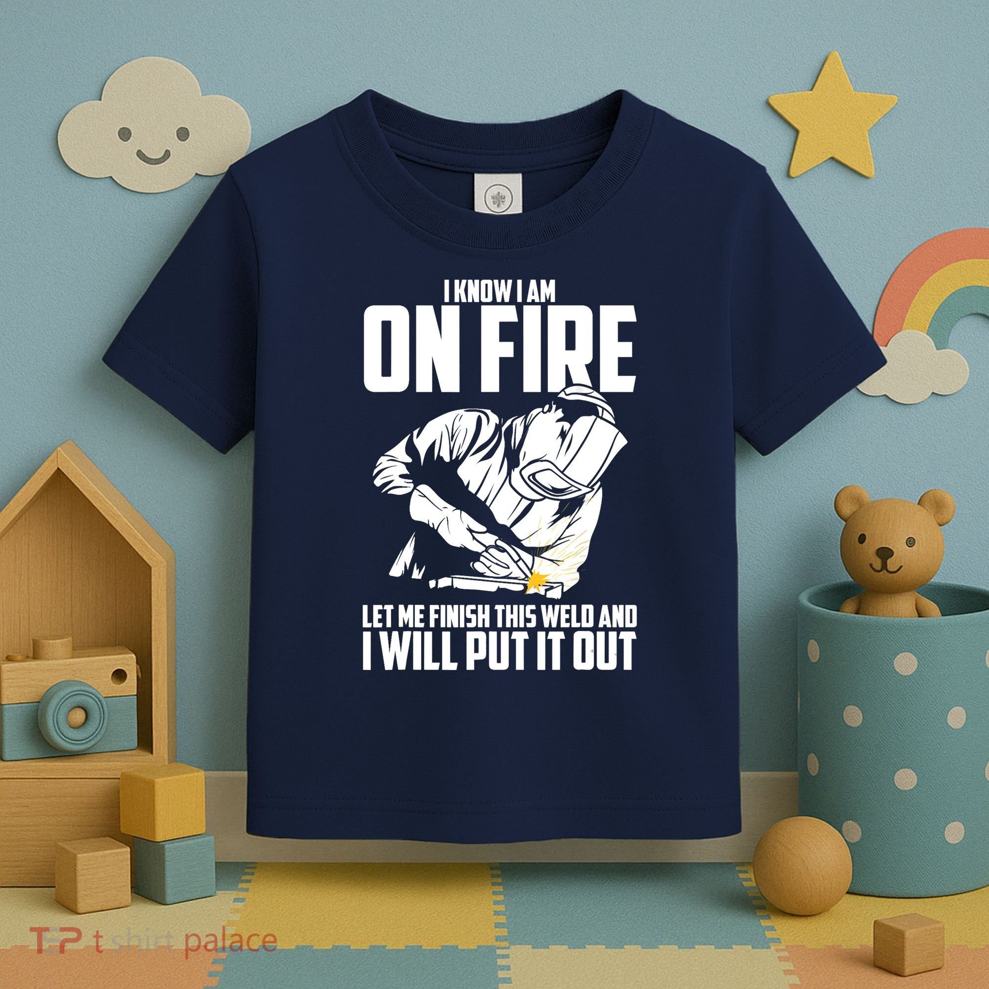 Welder Funny Welding Saying Graphic For Toddler T-Shirt