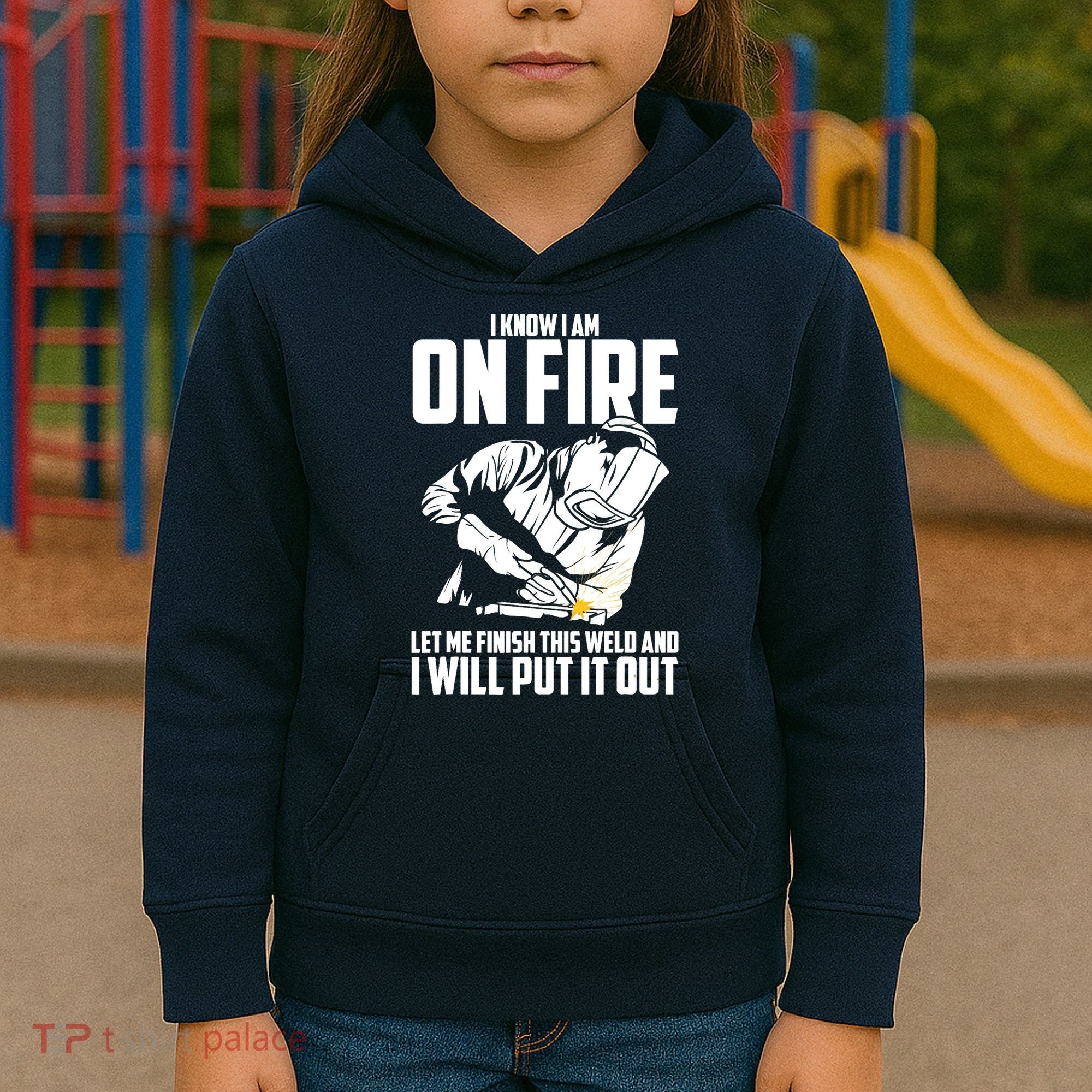 Welder Funny Welding Saying Graphic For Kids Hoodie