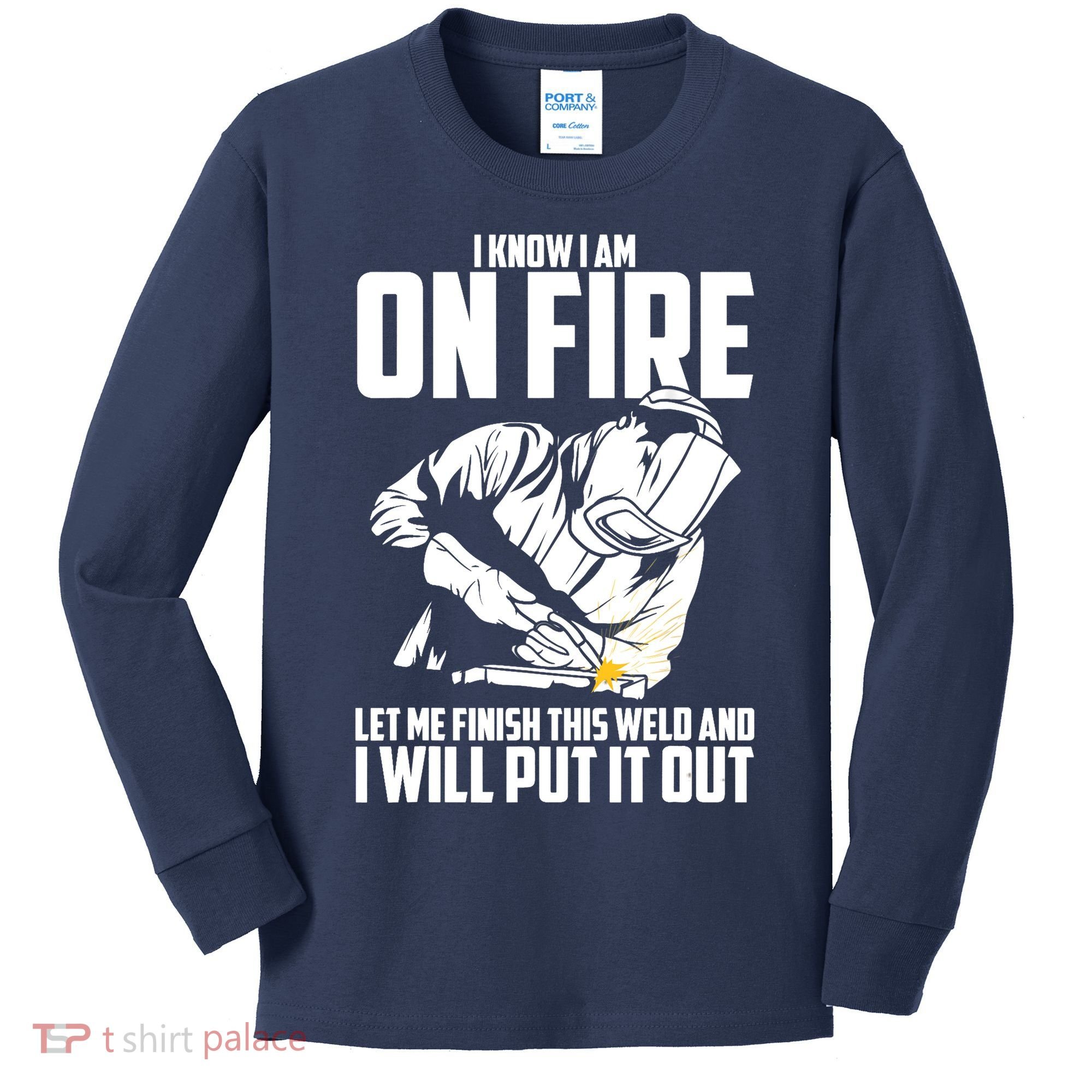 Welder Funny Welding Saying Graphic For Kids Long Sleeve Shirt