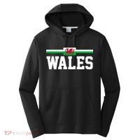Wales Flag Welsh Cool Gift Performance Fleece Hoodie thumb 0