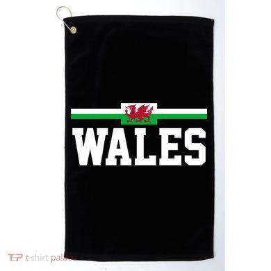 Wales Flag Welsh Cool Gift Golf Towel