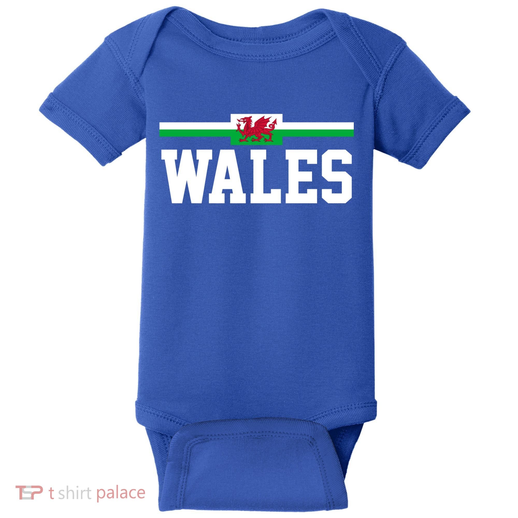 Wales Flag Welsh Cool Gift Baby Bodysuit