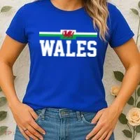 Wales Flag Welsh Cool Gift Women's T-Shirt thumb 2
