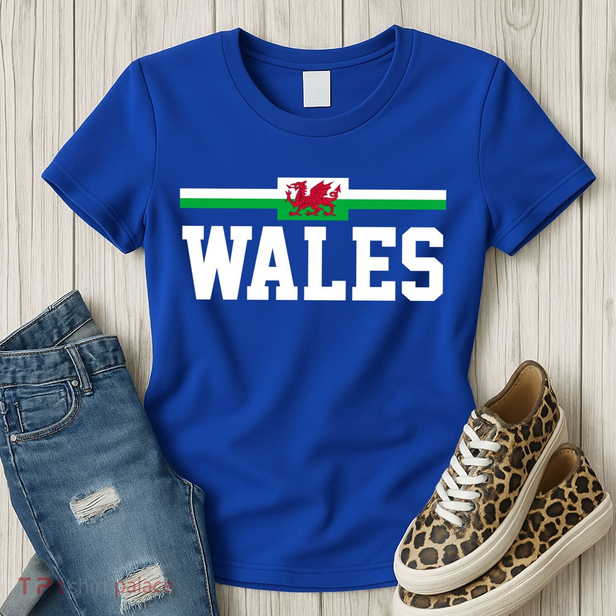 Wales Flag Welsh Cool Gift Women's T-Shirt