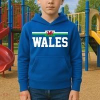 Wales Flag Welsh Cool Gift Kids Hoodie thumb 2