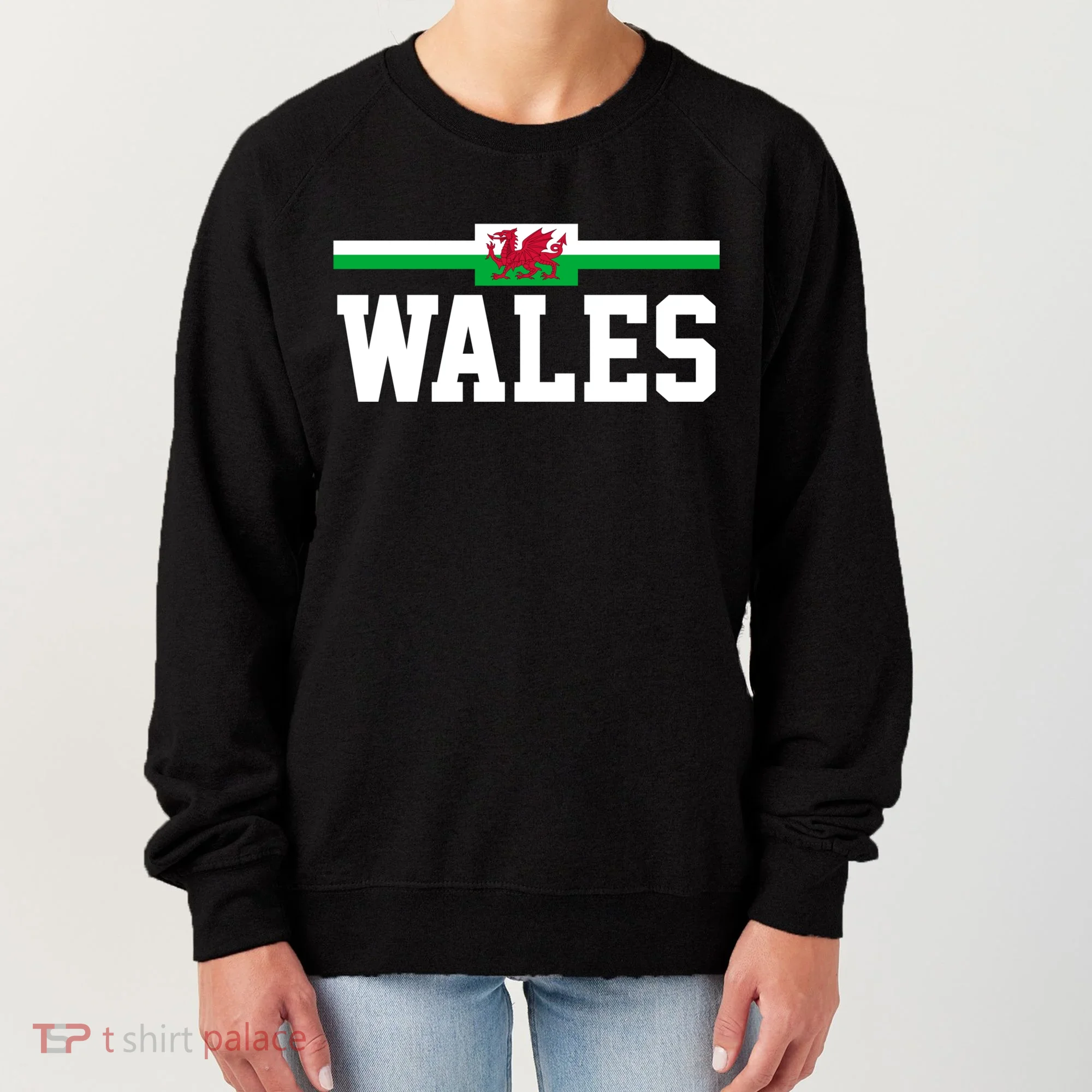 Wales Flag Welsh Gift Women's Sweatshirt