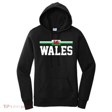 Wales Flag Welsh Gift Women's Hoodie