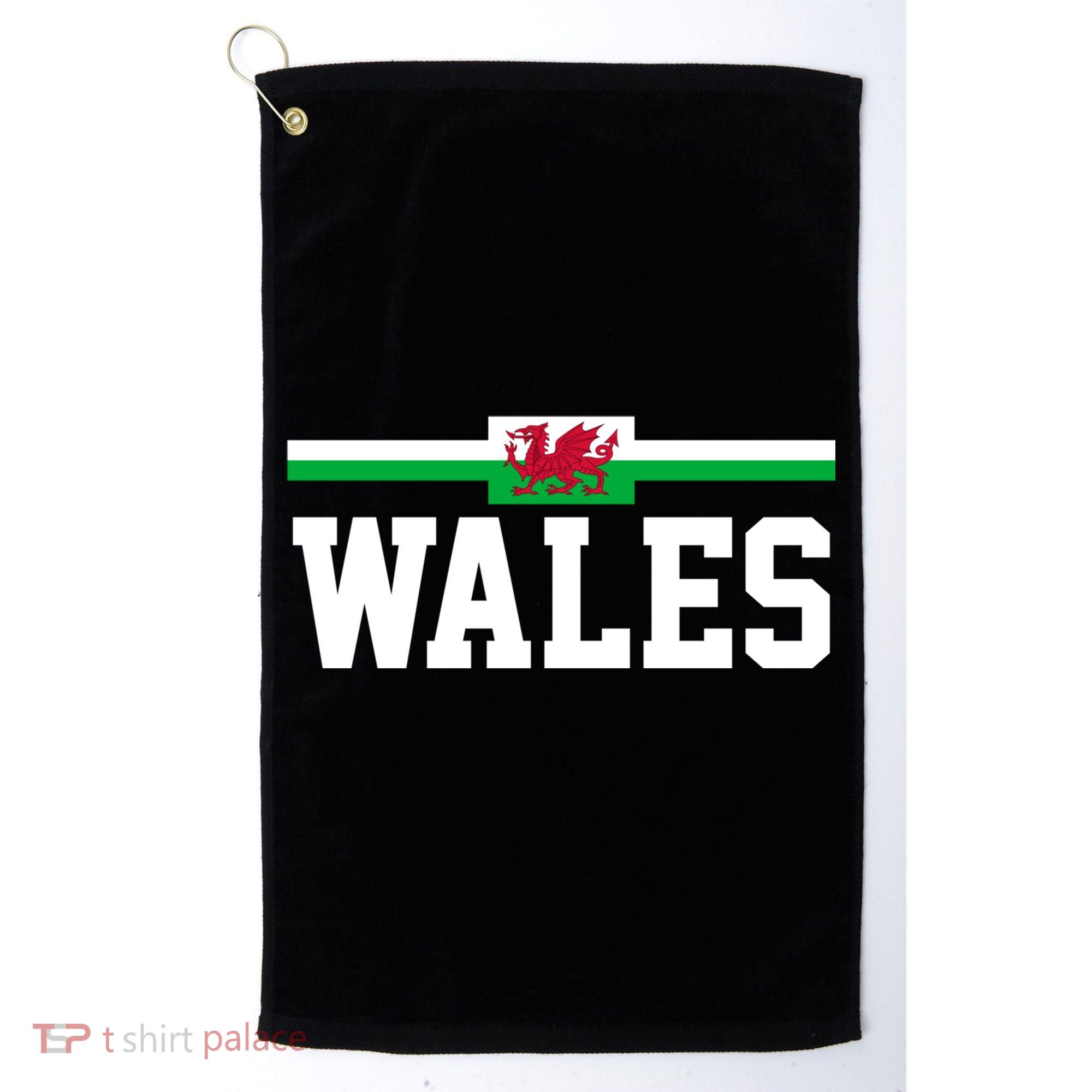 Wales Flag Welsh Gift Golf Towel