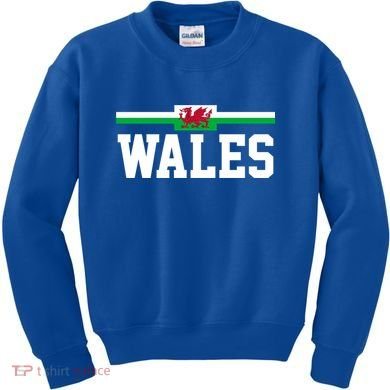 Wales Flag Welsh Gift Kids Sweatshirt