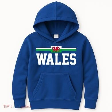 Wales Flag Welsh Gift Kids Hoodie