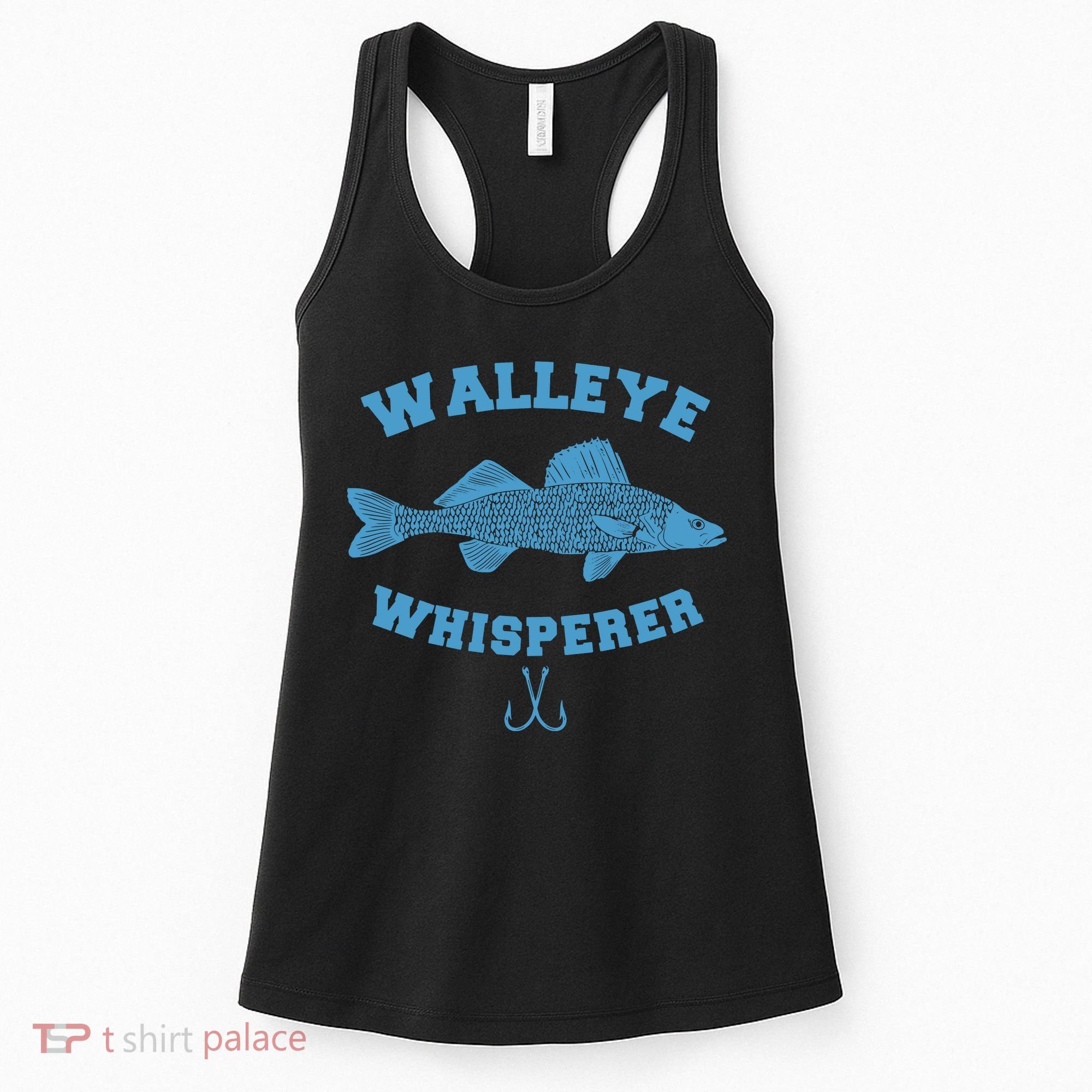 Walleye Fishing Walleye Whisperer Fishing Lure Women's Tank Top
