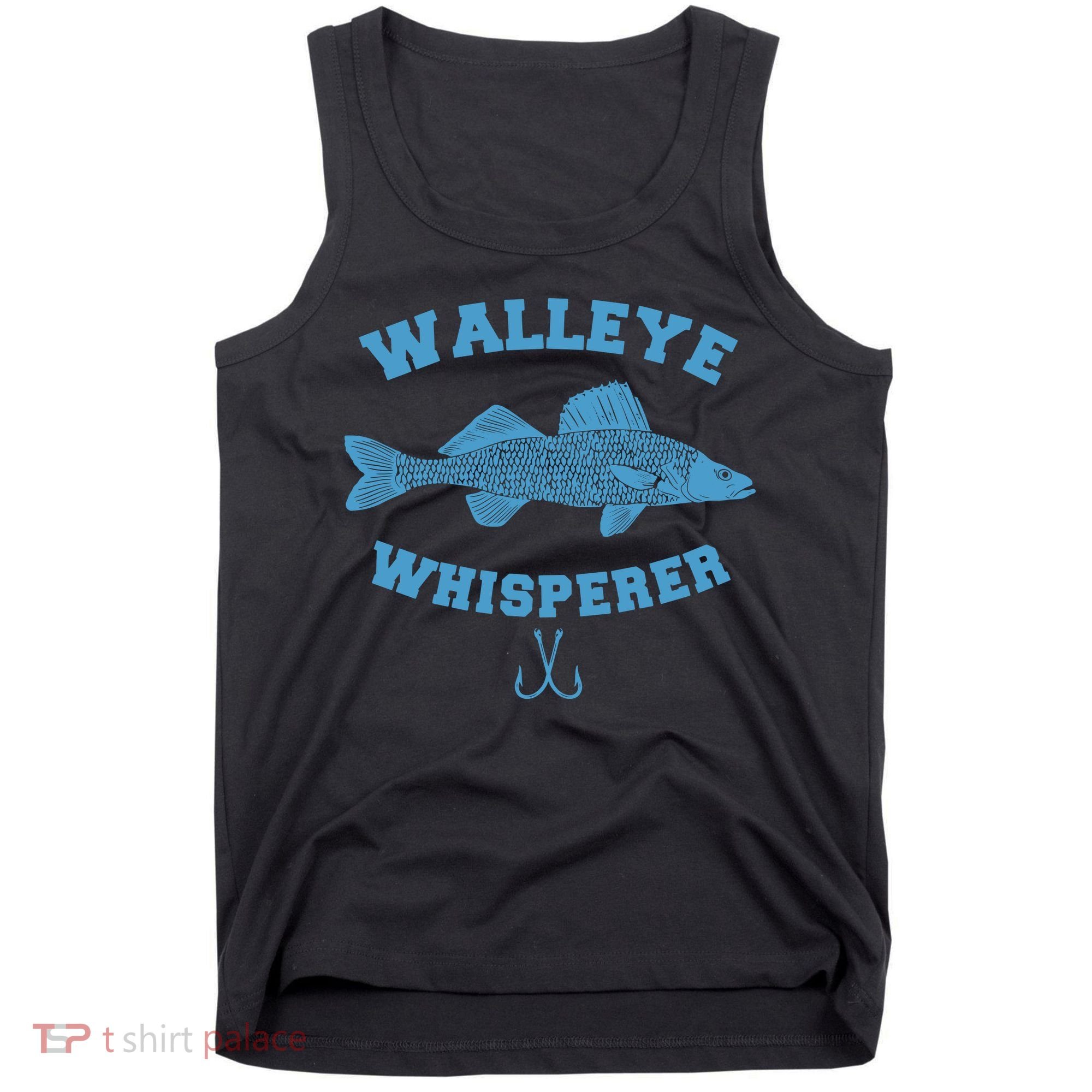 Walleye Fishing Walleye Whisperer Fishing Lure Tank Top