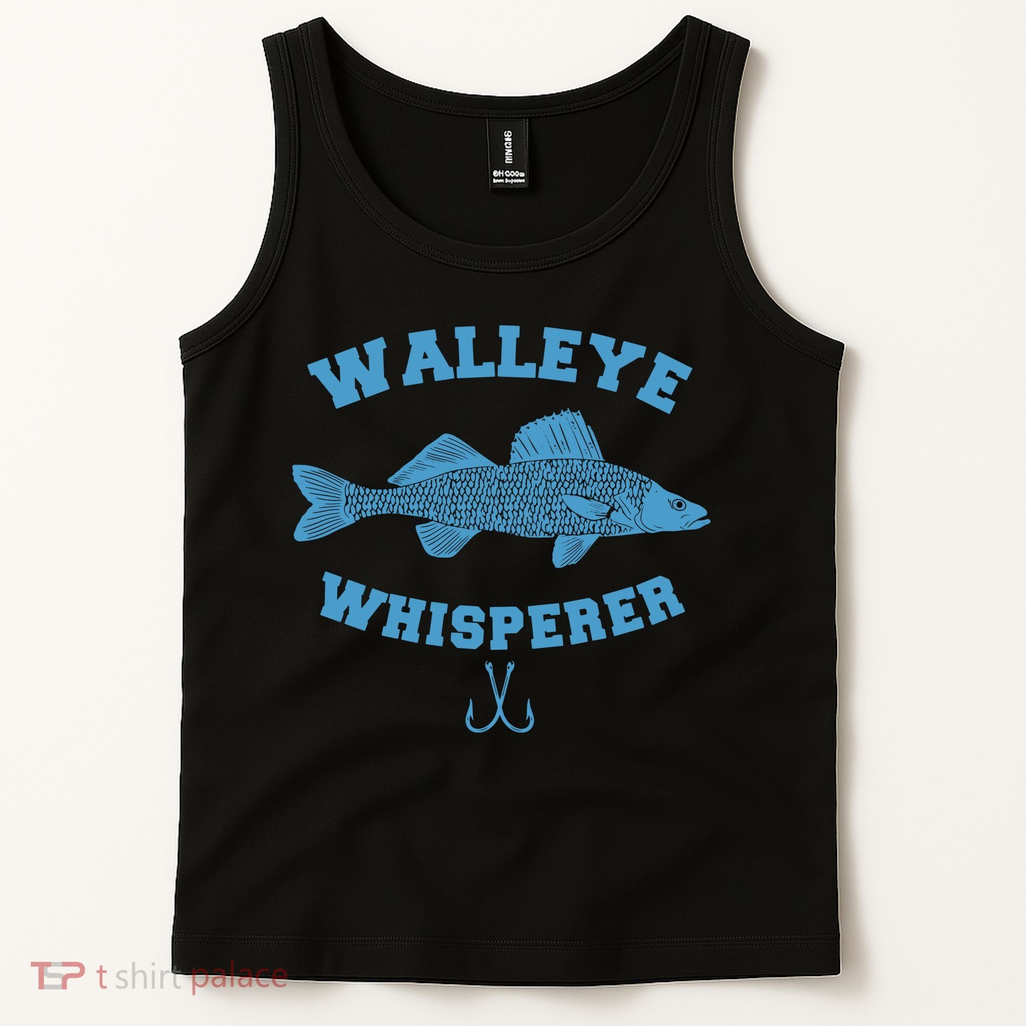Walleye Fishing Walleye Whisperer Fishing Lure Tank Top