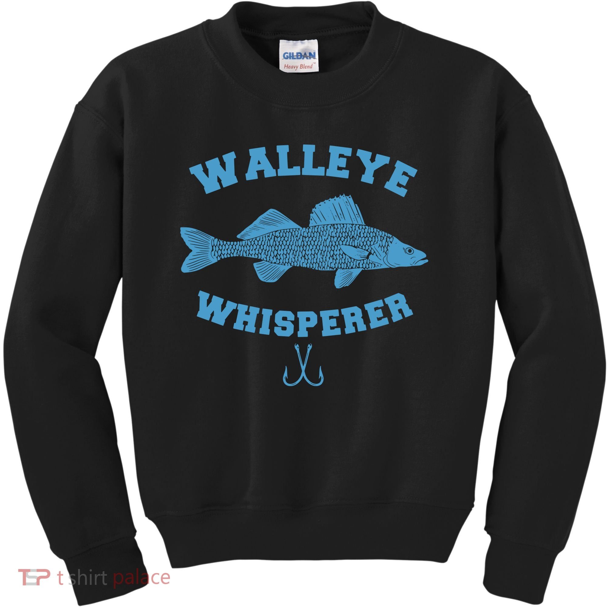 Walleye Fishing Walleye Whisperer Fishing Lure Kids Sweatshirt