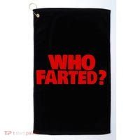 Who Farted Golf Towel thumb 0