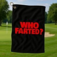 Who Farted Golf Towel thumb 1