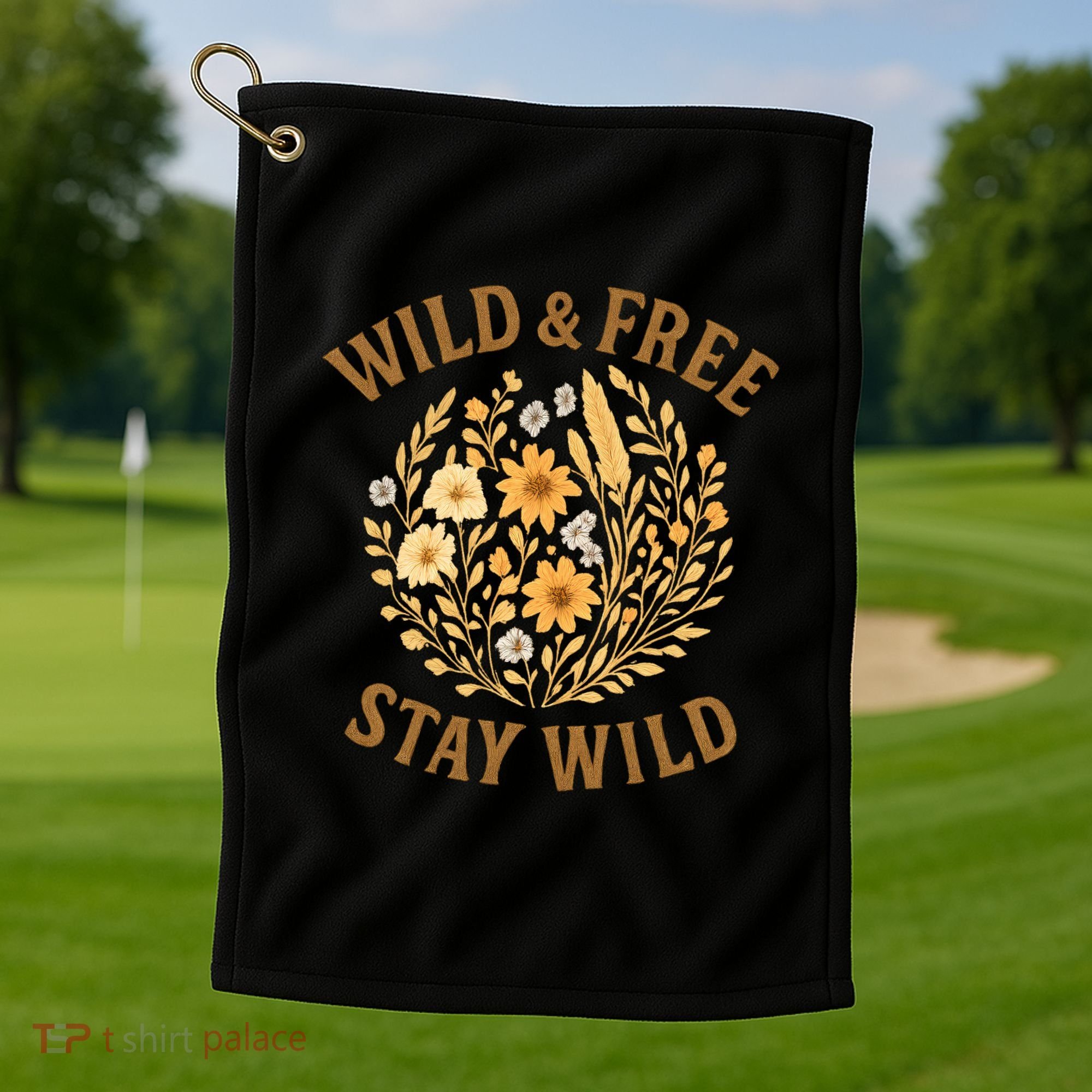 Wild & Free Golf Towel