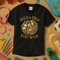 Wild & Free Kids T-Shirt thumb 3