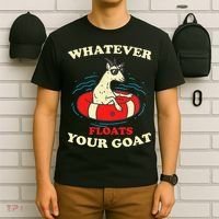 Whatever Floats Your Goat Summer Float Trip River Tubing T-Shirt thumb 6