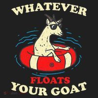Whatever Floats Your Goat Summer Float Trip River Tubing Tumbler thumb 3