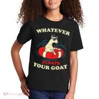 Whatever Floats Your Goat Summer Float Trip River Tubing Kids T-Shirt thumb 2