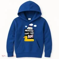 Whatever Floats Your Boat Kids Hoodie thumb 0