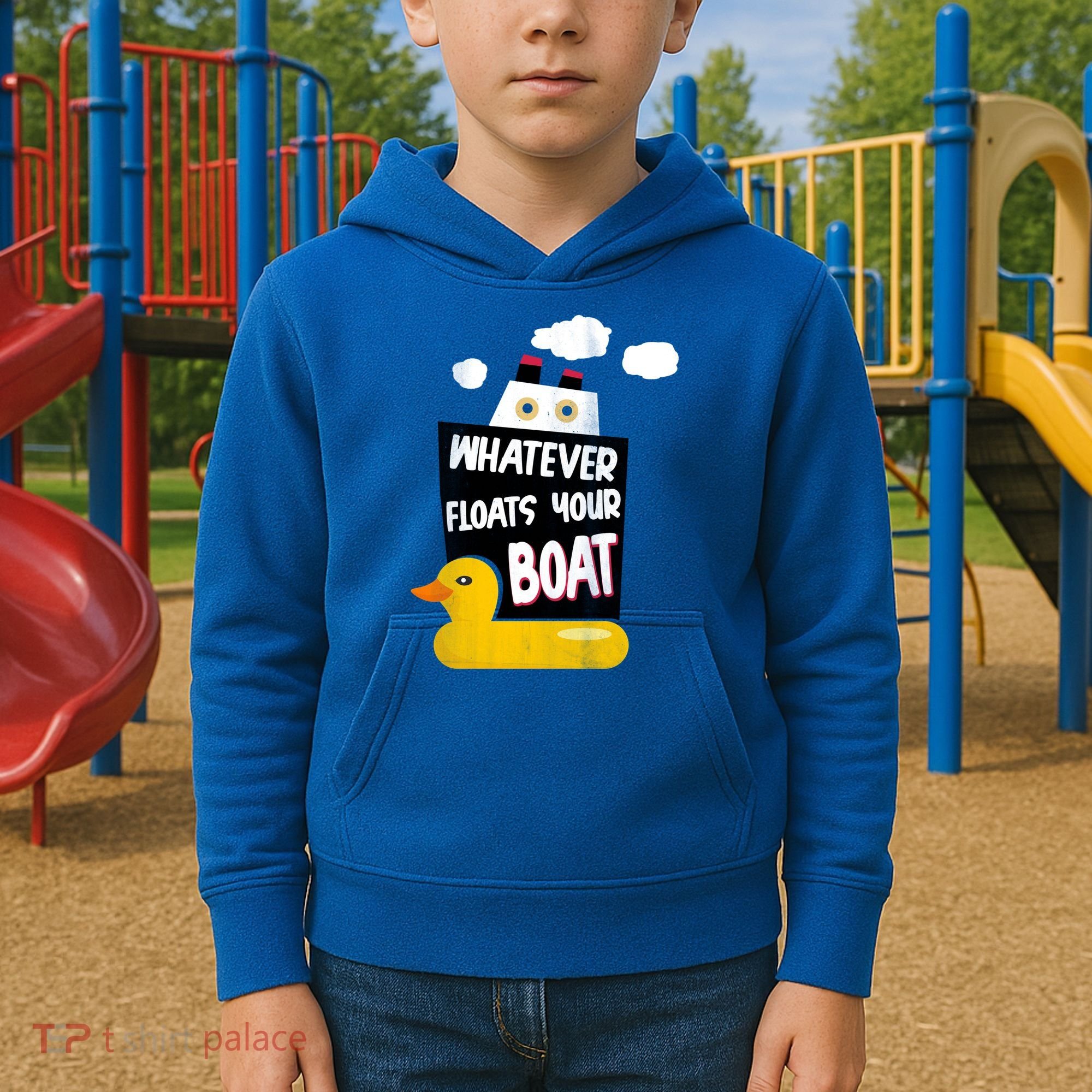 Whatever Floats Your Boat Kids Hoodie