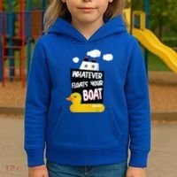 Whatever Floats Your Boat Kids Hoodie thumb 3